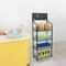50*27*140cm4Tier Mobile Retail Snack Storage Organizer Display Rack Basket Stand
